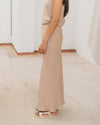 BASERANGE Linen Skirt Portugal BAS-SKDY-LI-SU25-STILL BROWN